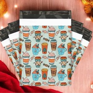 (10) 10x13 Christmas Poly Mailers